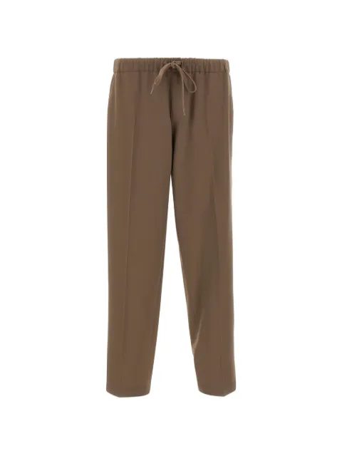 MM6 Maison Margiela drawstring-waist trousers Brown SH0KA0023M36020123