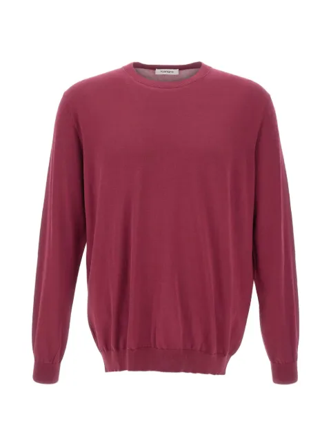 Kangra ribbed-trim sweater Red 300401375