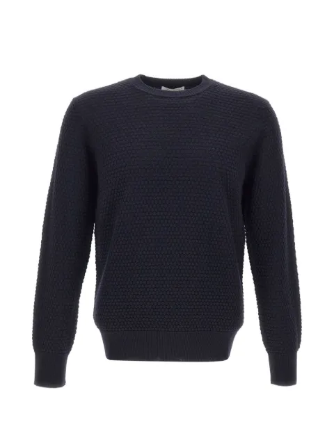 Kangra bubble-stitch sweater Blue 401101041