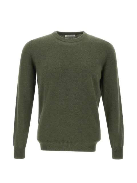 Kangra crew-neck ribbed-trim sweater Green 400101951