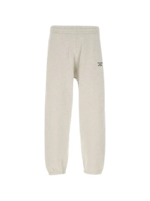 Drôle De Monsieur slogan-print track pants Grey PERMBP208CO312GY