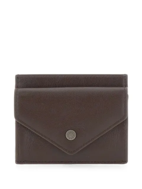 GIANNI CHIARINI logo-embossed leather cardholder Brown PFW13759ANAPPATMORO