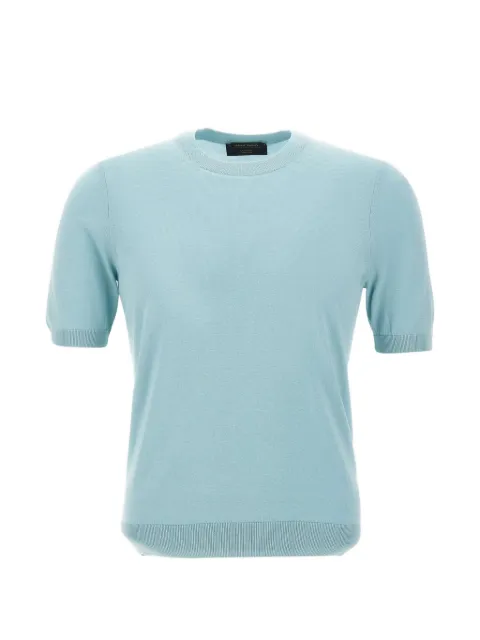 Gran Sasso crew-neck short-sleeve sweater Blue 4311223503410