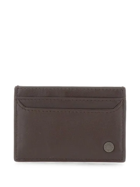GIANNI CHIARINI stud-detail leather cardholder Brown PFW4981A