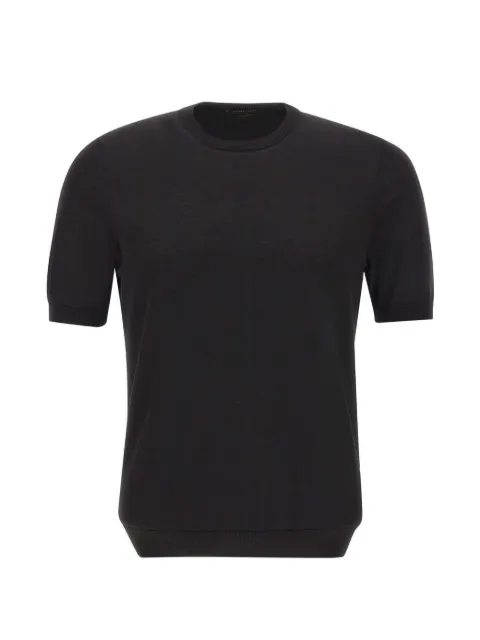 Gran Sasso crew-neck short-sleeve T-shirt Black 4315420731