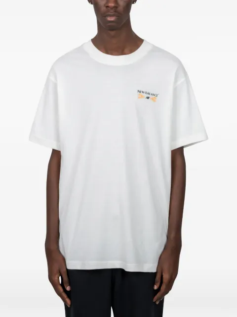 New Balance graphic-print T-shirt White MT62S7YP