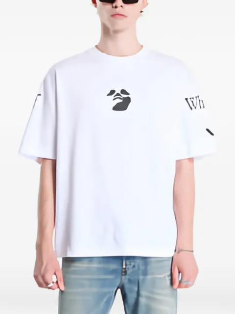 Off-White Swimming Logo Skate short-sleeve T-shirt White 44MAA120F26J004100