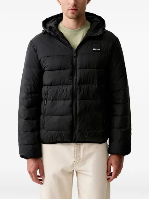Karl Lagerfeld Jeans hooded quilted jacket Black B3M15006999