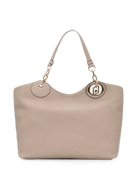 LIU JO logo-plaque tote bag Neutrals AF6025ES039