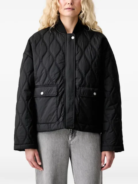 Karl Lagerfeld Jeans quilted drop-shoulder jacket Black B3W15022999