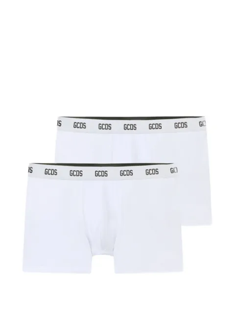 GCDS logo-waistband boxer briefs (set of two) White A2EM3702UW2