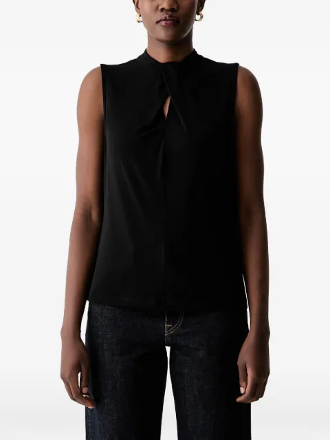 DKNY twist-detail sleeveless top Black UJ5TL204