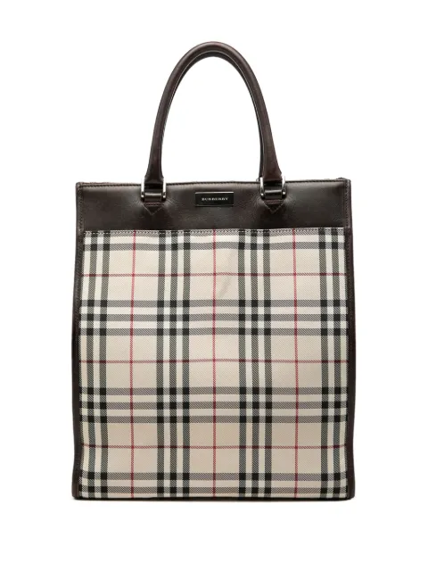 Burberry Pre-Owned 2000-2017 House Check Canvas tote bag Neutrals T3FWRSK82OGFX0DJ