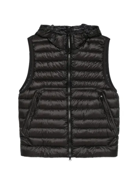 C.P. Company zip-pocket quilted gilet Black 21CMVE014A110416A999