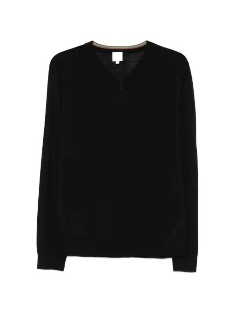 Paul Smith V-neck merino-wool sweater Black M1R974ZW03154