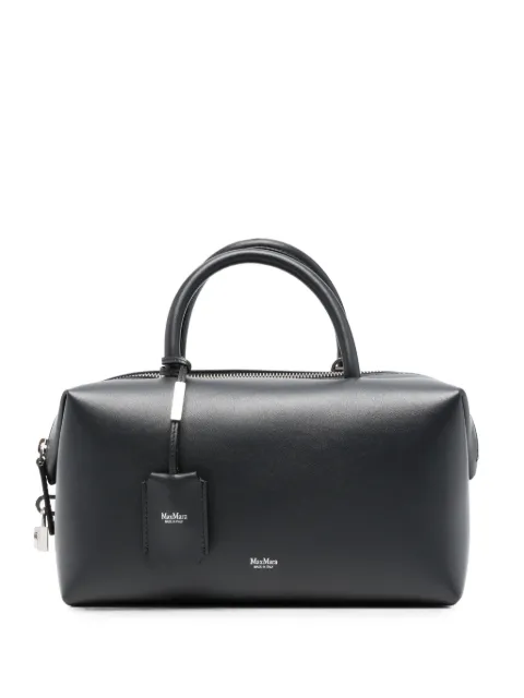 Max Mara Holdallm leather tote bag Grey 2624516061600