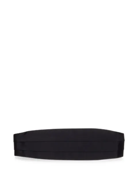 TOM FORD pleated silk cummerbund Black SCR001SPS05NAA