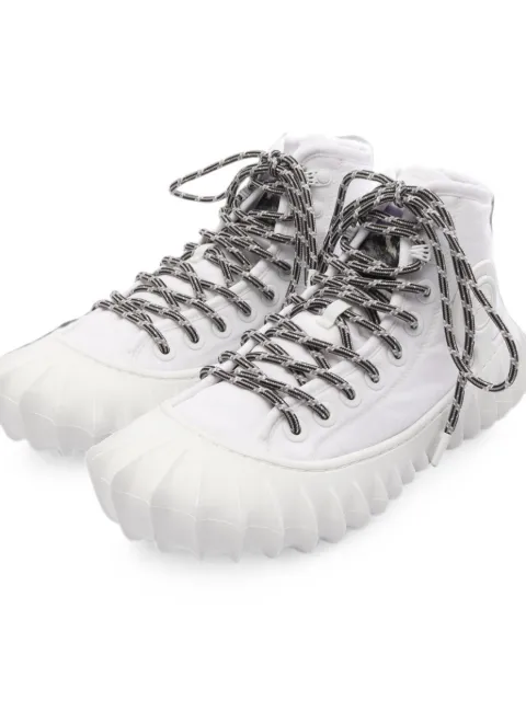 Bottega Veneta Pre-Owned 2020s Denver high-top sneakers White 1088215