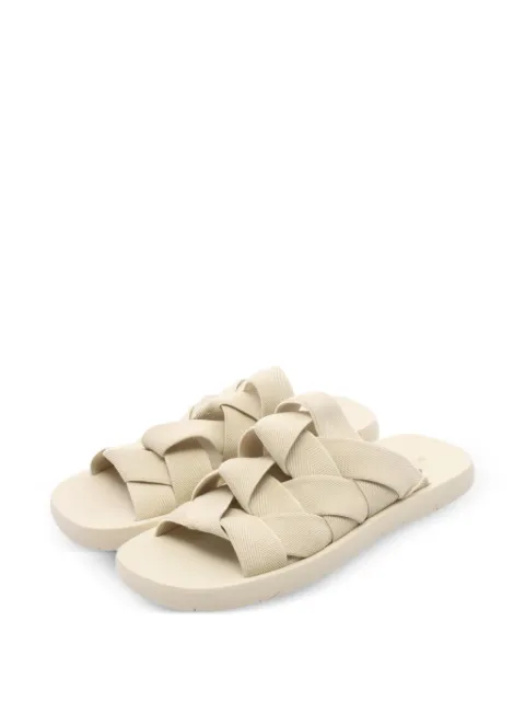 Bottega Veneta Pre-Owned 2020s Starfish Intrecciato slide sandals Neutrals 1084266