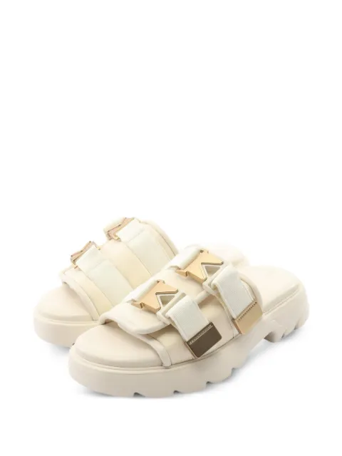 Bottega Veneta Pre-Owned 2010s Flash buckle sandals Neutrals 1088112