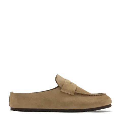Forsa Eddie suede slip-on loafers Neutrals EDDIE
