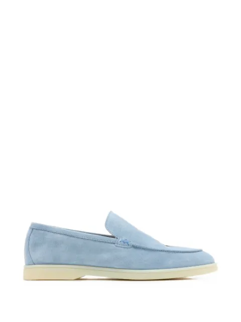 Forsa suede slip-on loafers Blue ALEX