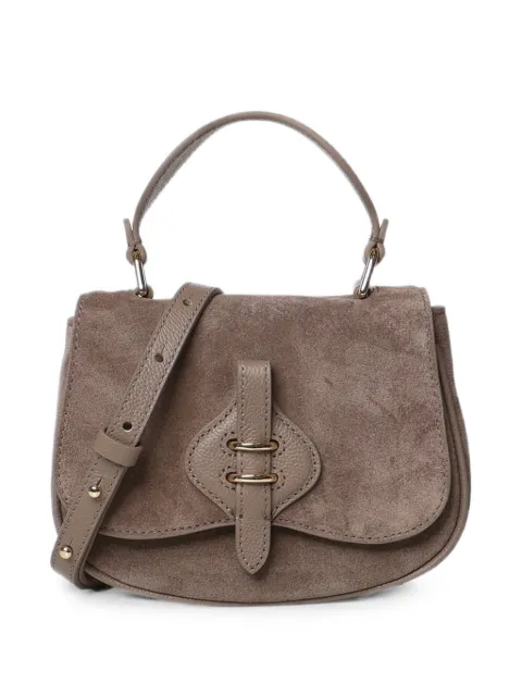 Coccinelle Mavery suede mini crossbody bag Brown E5U7H580101