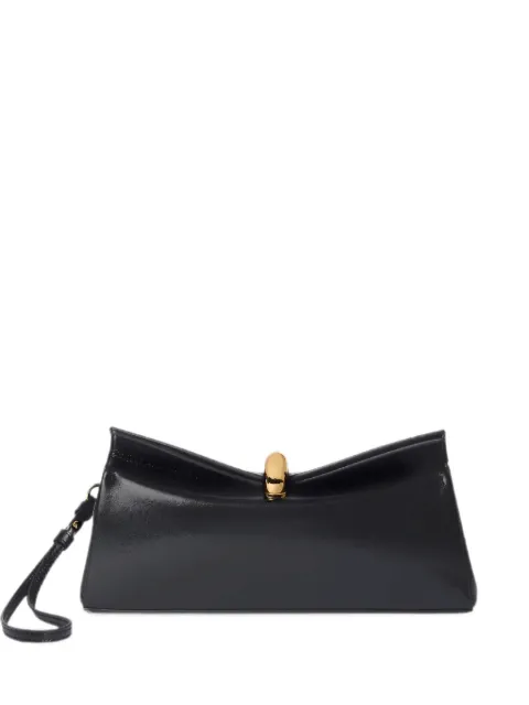 Jacquemus The Valérie leather clutch bag Black BAW00478AC18L02