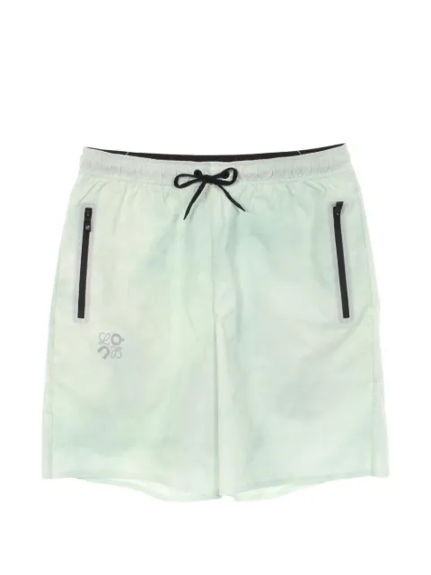 Loewe Pre-Owned x On 2010s technical-shell shorts Green 1088086