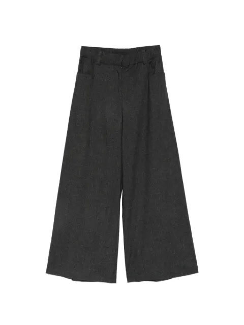 Alysi elasticated-waistband palazzo pants Grey 166129A6044