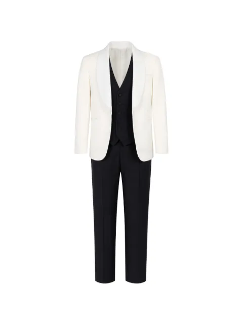FRANZESE COLLECTION Billioner three-piece suit Black 27SMWETXANTUP12