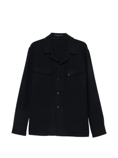 Tagliatore flap-pocket shirt jacket Blue GCALVIN340207