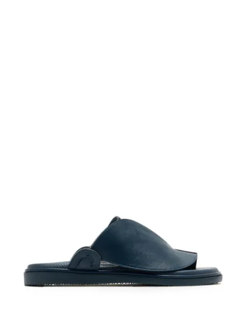 Forsa suede-panel sandals Blue FAISAL