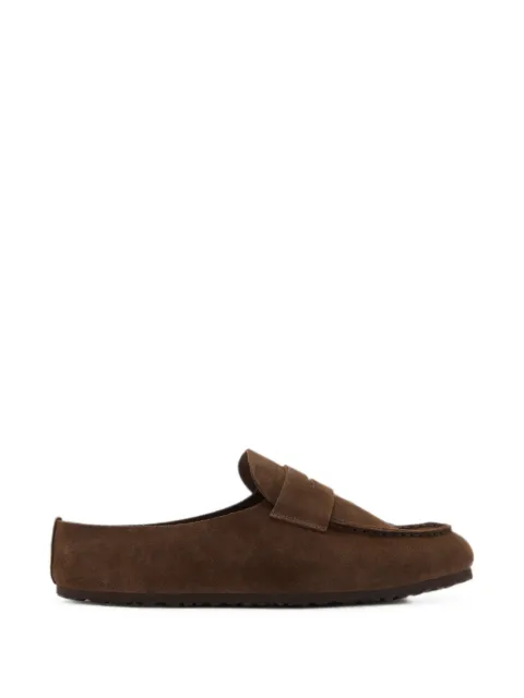 Forsa Eddie suede slip-on mules Brown EDDIE
