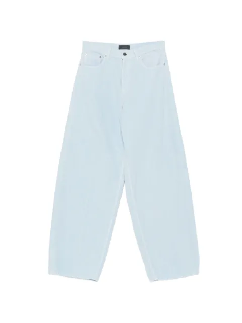 Haikure corduroy wide-leg trousers Blue HEW03296GF184PX