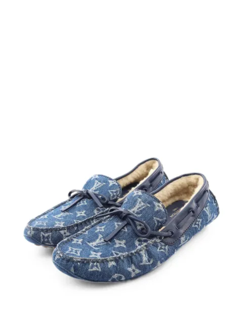 Louis Vuitton Pre-Owned 2020 Arizona Line monogram loafers Blue 1084359ND0250