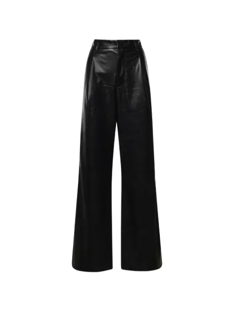 THE ANDAMANE pleated trousers Black T200430ATNP152