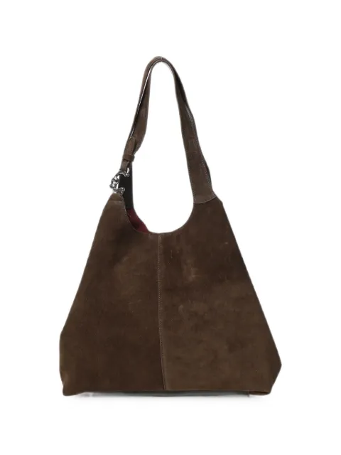 Coccinelle suede leather tote bag Brown E1THE110101
