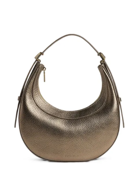 Coccinelle mini Whisper metallic leather tote bag Gold E5PIP530101
