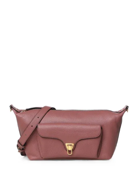 Coccinelle medium Beat Generation grained leather shoulder bag Pink E1TFK150101