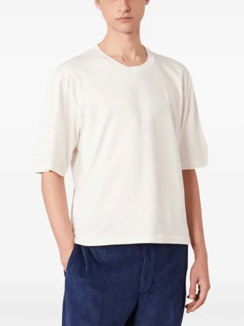 Officine Generale crew-neck short-sleeves T-shirt Neutrals W26MTEE206PRE