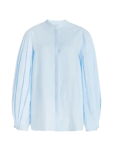 Gabriela Hearst Laetitia long-sleeves blouse Blue LAETITIA