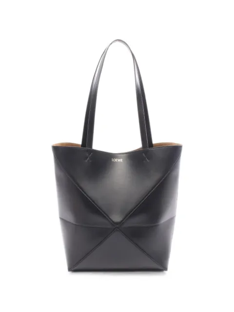Loewe Pre-Owned 2020s medium Puzzle tote bag Black 1089194