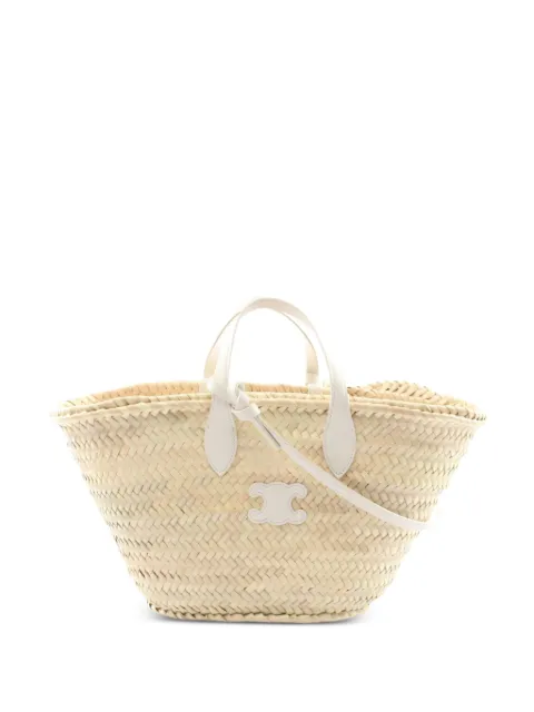 Celine Pre-Owned 2020s Triomphe Pannier tote bag Neutrals 1089209