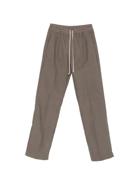Rick Owens drawstring straight-leg trousers Grey RU02F4378TB