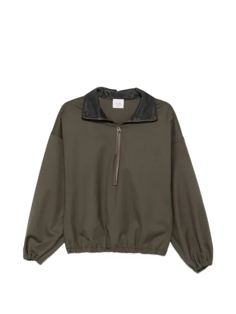 Alysi half-zip elasticated-hem jacket Green 166936A6212