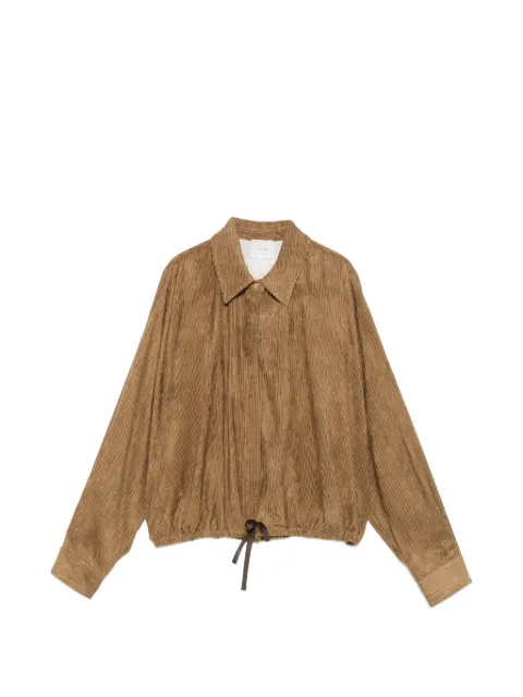 Alysi corduroy drawstring shirt Brown 166225A6003