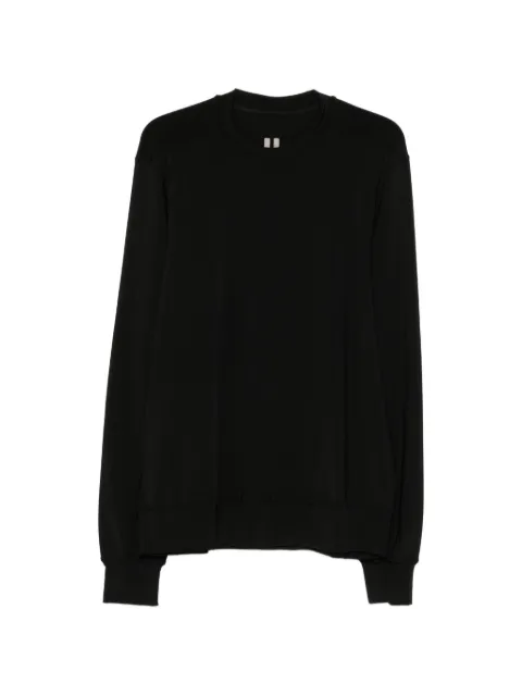 Rick Owens crew-neck long-sleeve sweater Black RU02F4285JSV