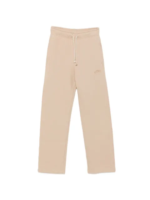 Autry logo-embroidered drawstring track pants Neutrals SPPW122N
