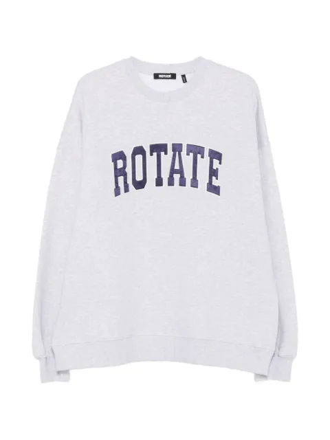 ROTATE BIRGER CHRISTENSEN logo-appliqué sweatshirt Grey 1163711473